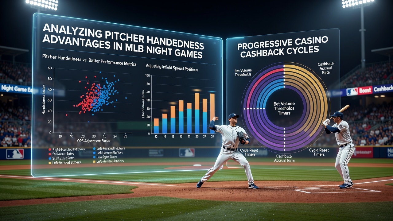 Analyse von Pitcher-Handedness in MLB-Nachtspielen mit Fokus auf Spread-Positionen