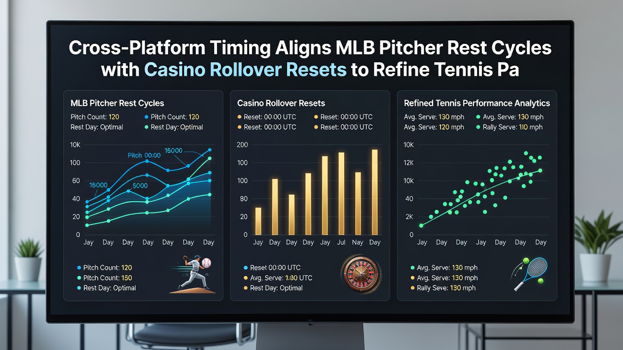 Darstellung der Abstimmung zwischen MLB-Daten, Casino-Resets und Tennis-Parlay-Strukturen
