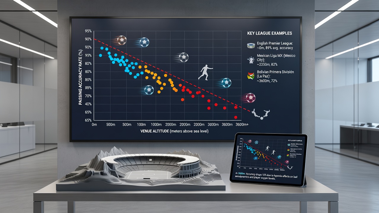 Datenquerverweise zwischen Höhenlage, Passstatistiken und Werbeschwellen in Fußballligen