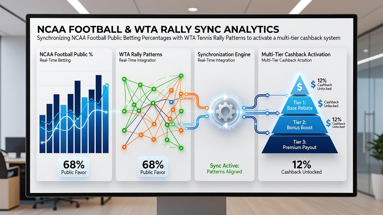 Diagramm zur Aktivierung multi-tier Cashback-Trigger durch synchronisierte Sportdaten