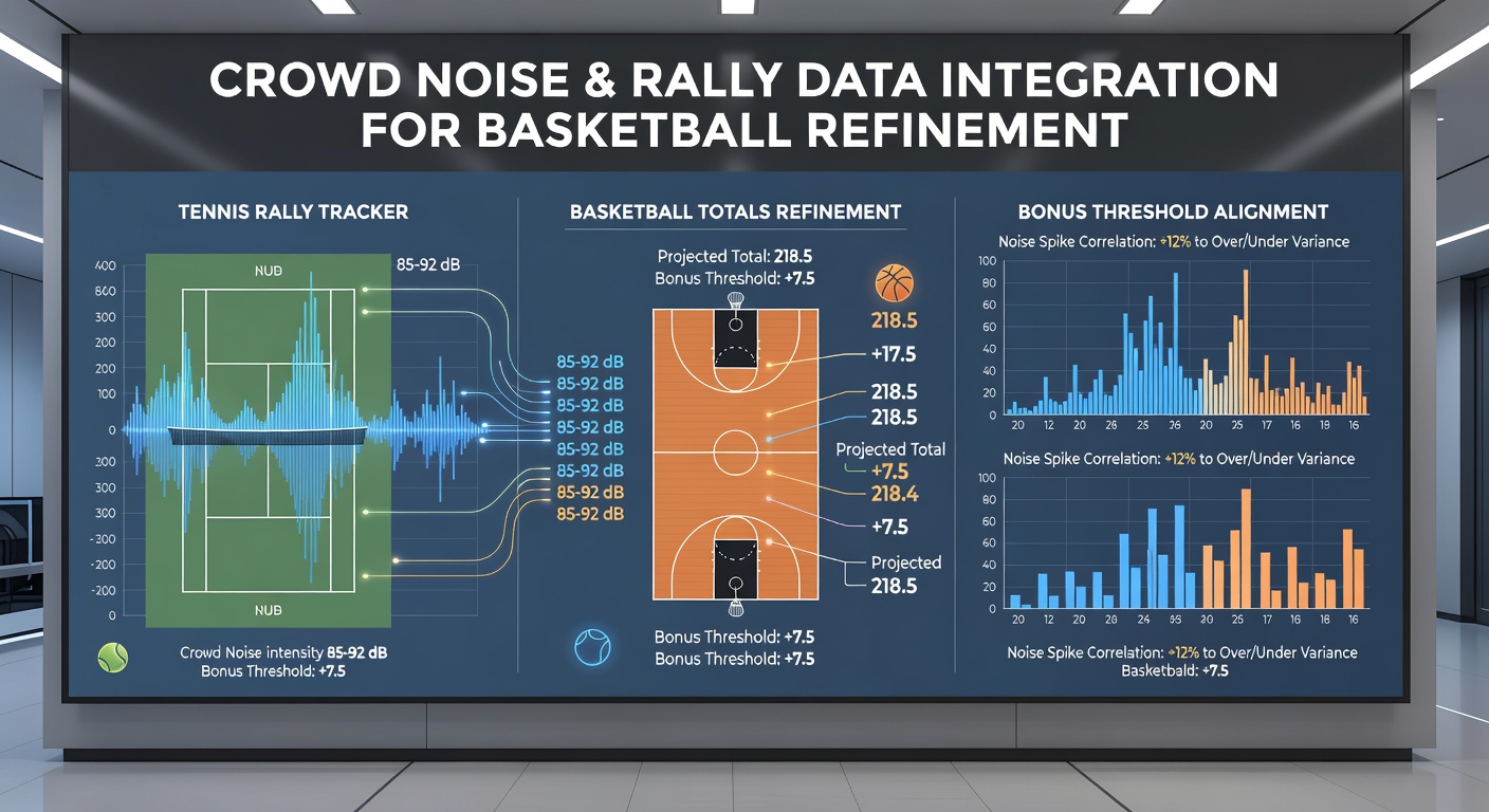 Datenvisualisierung von Lärmpegeln und Rallyelängen in Sportanalysen